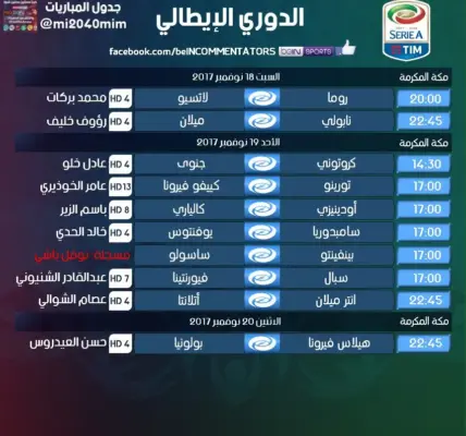الدوري الايطالي — SA news