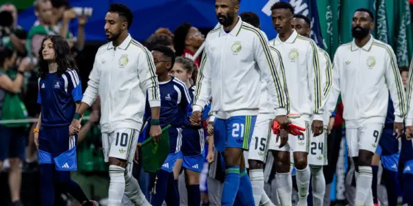 ‏جماهير منطقة جازان تشاهد مواجهة السعودية والرأس الأخضر ضمن منافسات كأس العالم 2026.