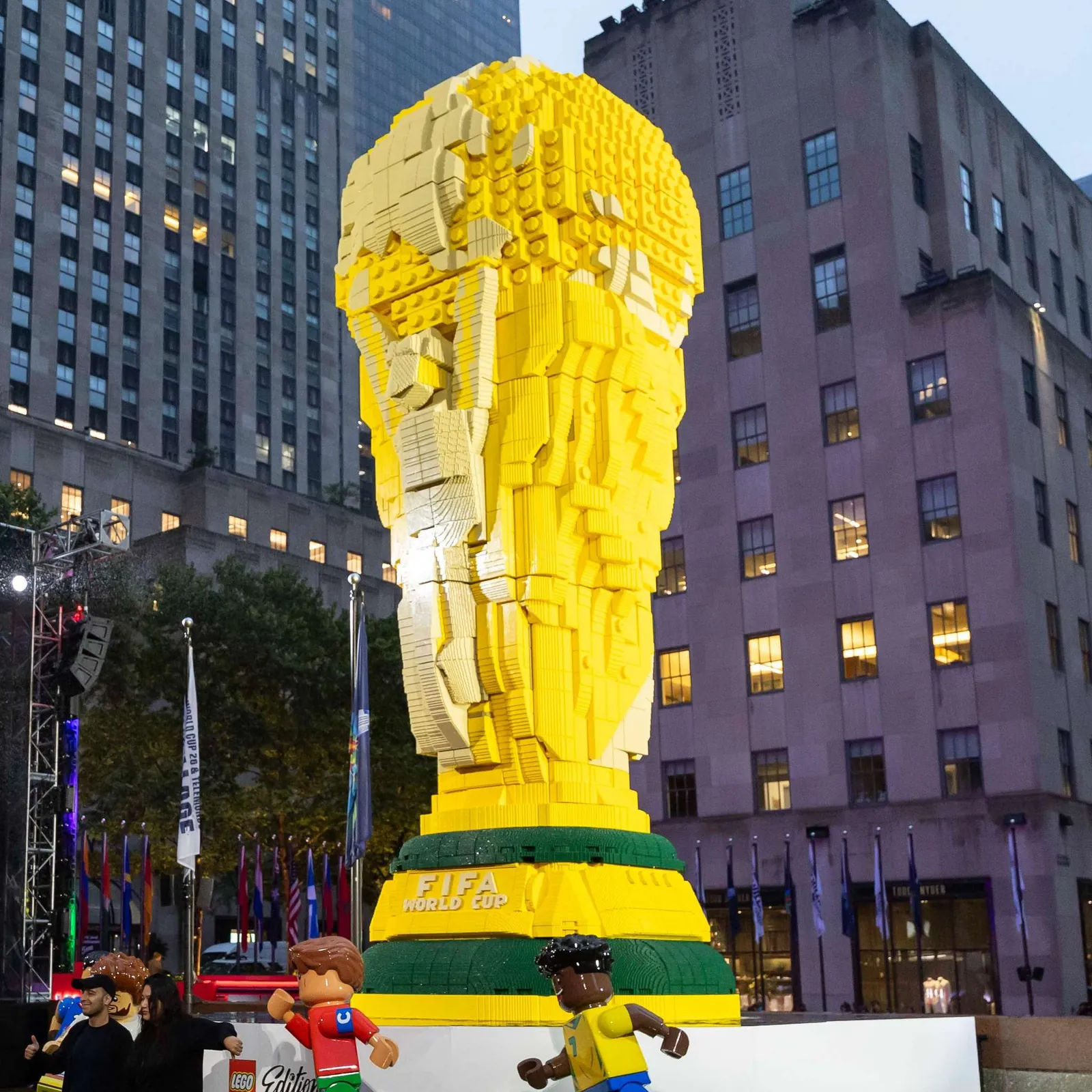 Soccer Fans Gather To Watch USA v Belgium In The World Cup's Round Of 16 Game